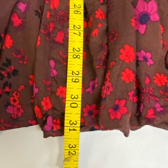 NWT Free People It Takes Two Wrap Dress Combo Floral Skater Mini Dress Sz M #A19 - Picture 11 of 11